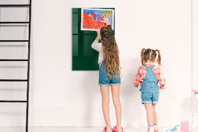 Magnetic writing board Bottle Green