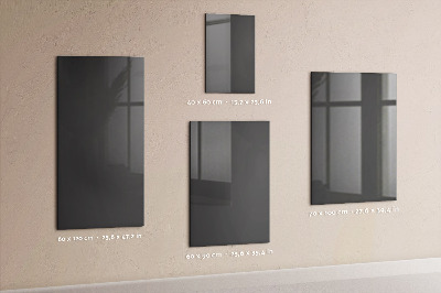 Magnetic erase board Gray