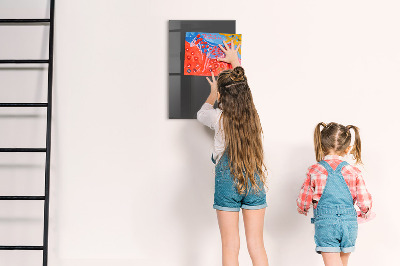 Magnetic erase board Gray