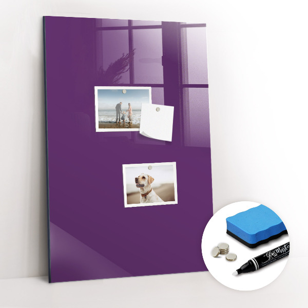 Magnetic writing board Purple