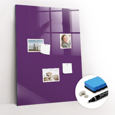 Magnetic writing board Purple