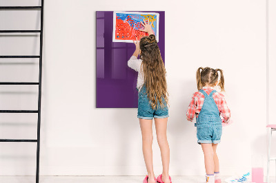 Magnetic board for magnets Purple