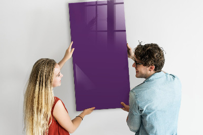 Magnetic writing board Purple