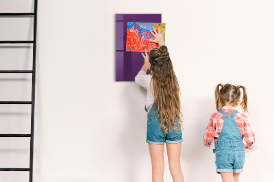 Magnetic board for magnets Purple