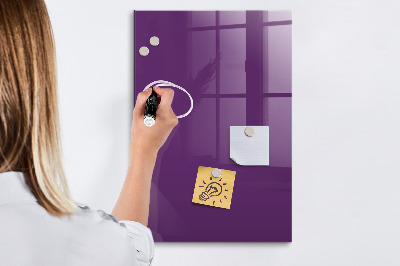 Magnetic writing board Purple