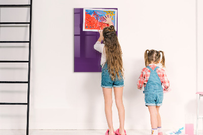 Magnetic writing board Purple