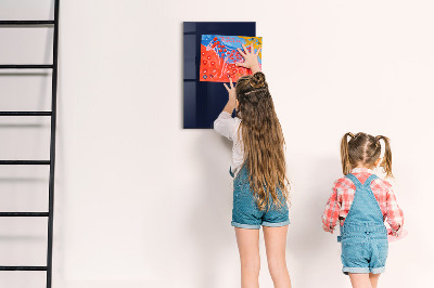 Magnetic board for children Color dark navy