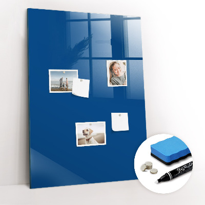 Magnetic dry erase board Blue