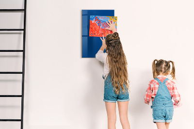 Magnetic dry erase board Blue