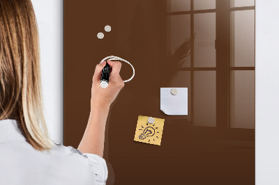 Magnetic writing board Brown