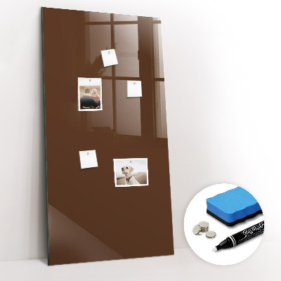 Magnetic board for magnets Brown