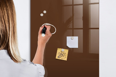 Magnetic writing board Brown