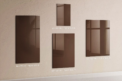 Magnetic writing board Brown
