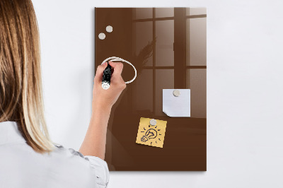 Magnetic writing board Brown
