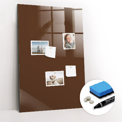 Magnetic writing board Brown