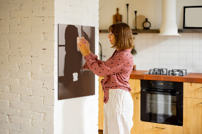 Magnetic board for magnets Brown