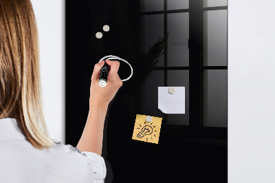 Magnetic erase board Black