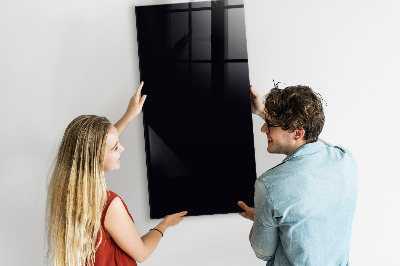 Magnetic erase board Black