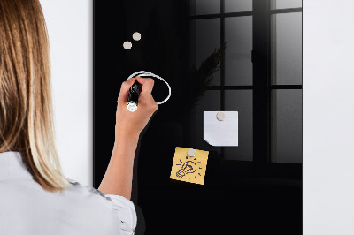 Magnetic erase board Black