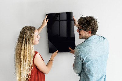 Magnetic erase board Black