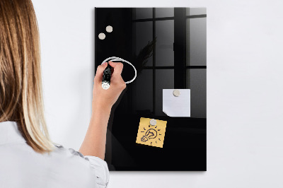 Magnetic erase board Black