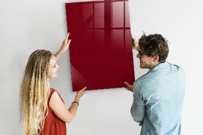 Magnetic writing board Burgundy