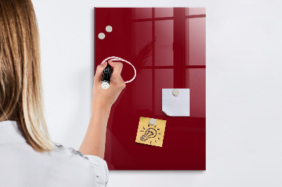 Magnetic writing board Burgundy