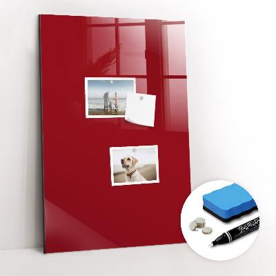 Magnetic erase board Red