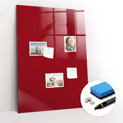 Magnetic erase board Red