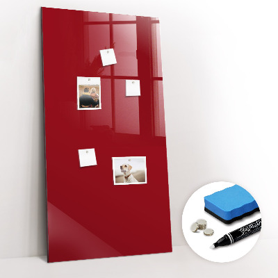 Magnetic erase board Red