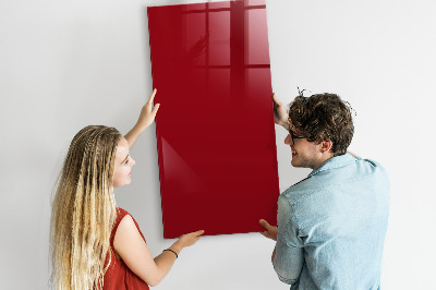 Magnetic erase board Red