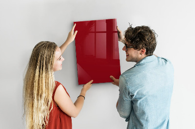 Magnetic erase board Red