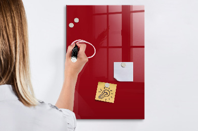 Magnetic erase board Red