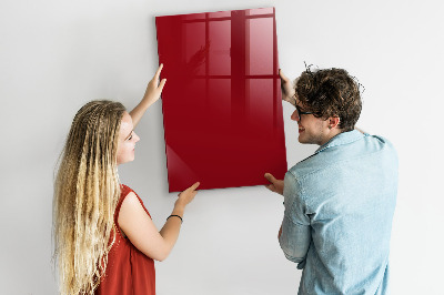 Magnetic erase board Red