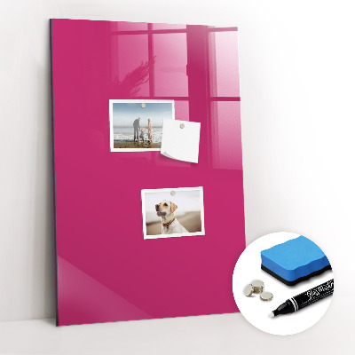 Magnetic writing board Bright pink