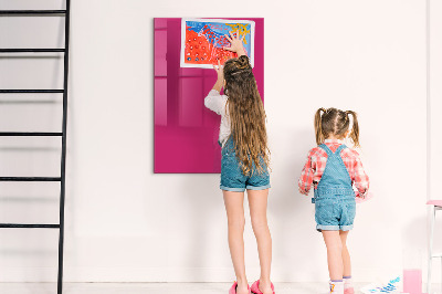 Magnetic writing board Bright pink