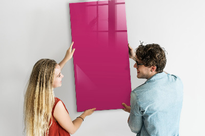 Magnetic writing board Bright pink