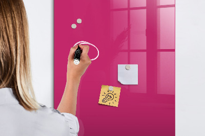 Magnetic writing board Bright pink