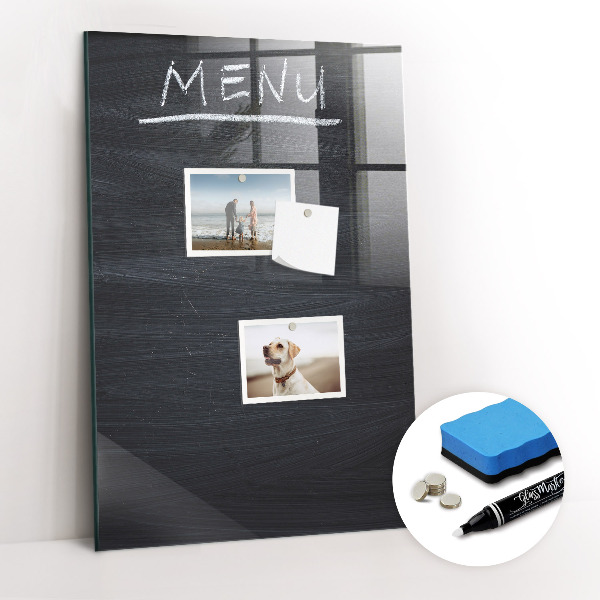 Glass Magnetic Board Menu Board