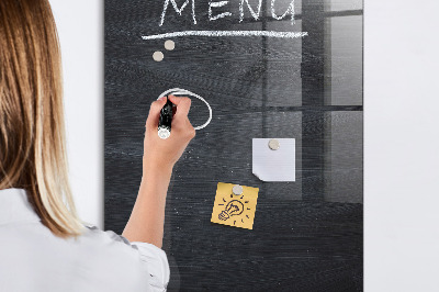 Magnetic writing board Menu Board