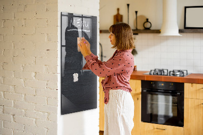 Glass Magnetic Board Menu Board