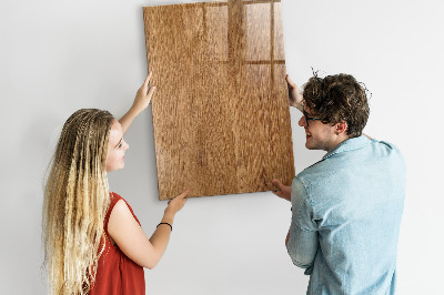 Magnetic erase board Warm Tone Wood