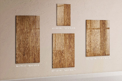 Magnetic erase board Warm Tone Wood
