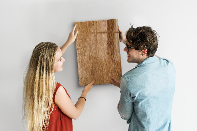 Magnetic erase board Warm Tone Wood