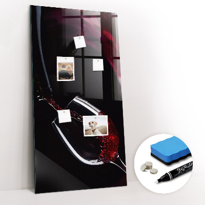 Magnetic writing board Spilled Wine