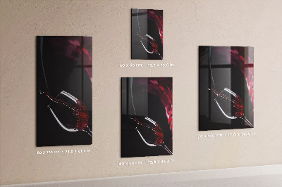 Magnetic writing board Spilled Wine