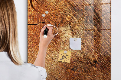 Magnetic erase board Stump Cross Section