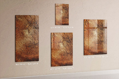 Magnetic erase board Stump Cross Section