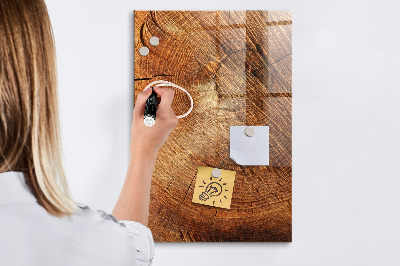 Magnetic erase board Stump Cross Section