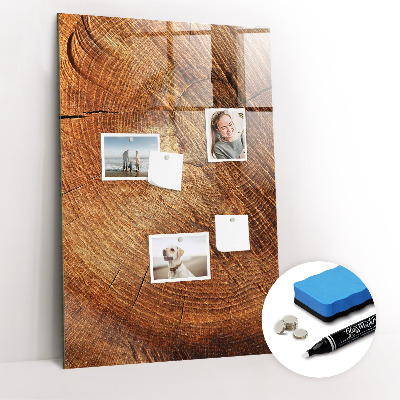 Magnetic erase board Stump Cross Section